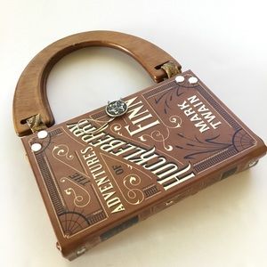 SALE 🥂Mark Twain Book Purse Adventures Huckleberry Finn